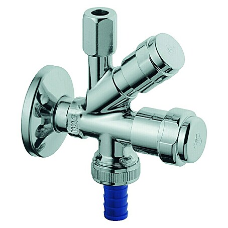 Grohe Geräteventil WAS-Kombi (½″, Verchromt)