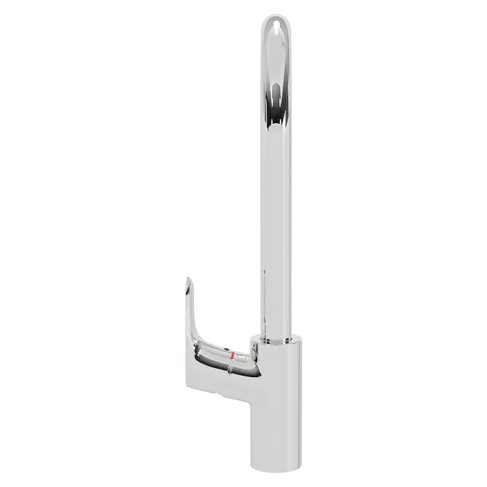 Hansgrohe Grifo de cocina Focus M41 - Cromo, Brillante - Moderno grifo alto de lavabo cromado con palanca para un fácil manejo y control de la temperatura para un baño elegante.