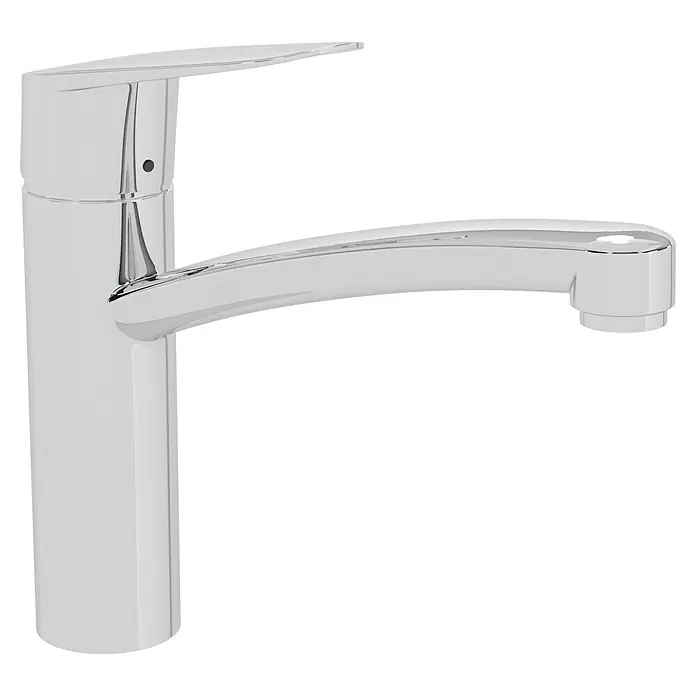 Hansgrohe Grifo de cocina - Cromo, Brillante - Un grifo cromado brillante con un diseño moderno. Mejora cualquier baño o cocina con estilo. ¡Perfecto para lavabos y encimeras elegantes!