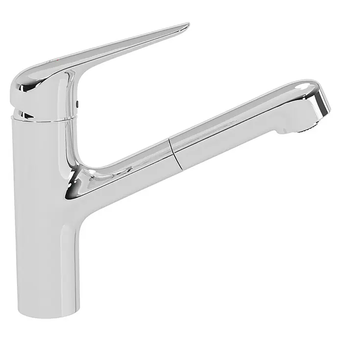 Hansgrohe Focus M41 Grifo de cocina - Cromo, Brillante - Un grifo de cocina cromado brillante con un diseño elegante y moderno. Perfecto para cualquier cocina moderna, combina estilo y funcionalidad.