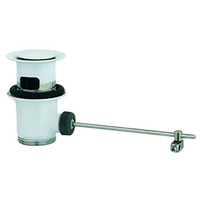 Grohe Excenter-Ablaufgarnitur - 1 ¼″, Weiß - Waschbeckenablaufgarnitur mit Zugstange, ideal für Badezimmer.