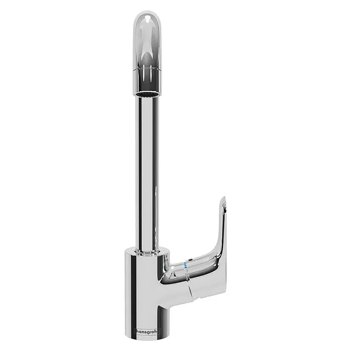 Hansgrohe Grifo de cocina Focus M41 - Caño en U, Cromo, Brillante - Atractivo grifo de lavabo Hansgrohe con caño alto y un acabado cromado brillante para un diseño de baño moderno.