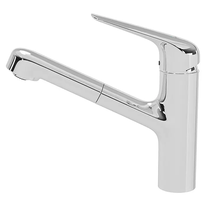 Hansgrohe Focus M41 Grifo de cocina - Cromo, Brillante - Grifo de cocina cromado brillante con caño elegante y diseño moderno, ideal para cualquier cocina contemporánea.