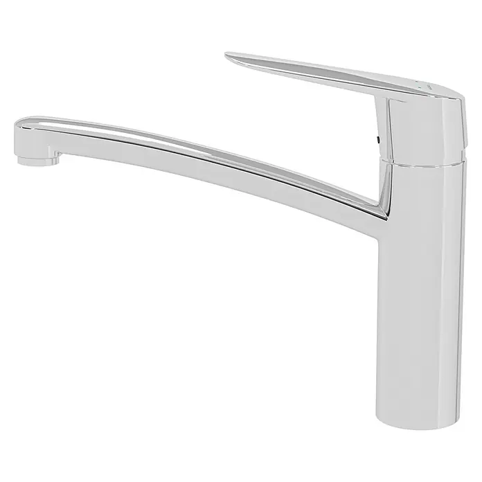 Hansgrohe Grifo de cocina - Cromo, Brillante - Moderno grifo monomando cromado con un diseño elegante y superficie brillante para el baño o la cocina.