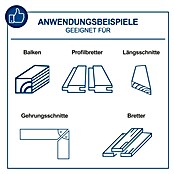 Scheppach Tischkreissäge HS254 (2 200 W, Durchmesser Sägeblatt: 254 mm, Schnitttiefe bei 90 °: 0 mm - 85 mm) | BAUHAUS
