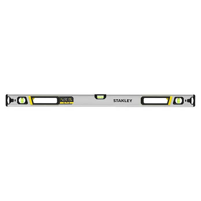 Stanley FatMax Nivel de burbuja Xtreme - Plateado - Nivel Stanley, una herramienta robusta para mediciones precisas con burbujas de alta visibilidad para una fácil nivelación. Ideal para construcción y bricolaje.