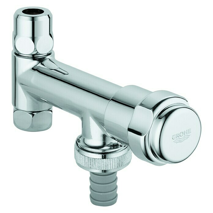 Grohe Geräteventil Eckfix⅜″, Verchromt Right Side View