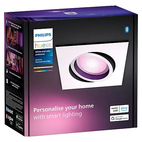 Philips Hue LED-Einbauleuchte White and Color Ambience Centura