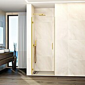GME Mampara de ducha frontal Glass A (80 x 195 cm, Espesor de vidrio: 6 mm, Oro) | BAUHAUS