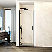 GME Mampara de ducha frontal Glass B (80 x 195 cm, Espesor de vidrio: 6 mm, Negro) | BAUHAUS