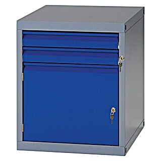 Küpper Profi Modul System Unterschrank 2 Schubladen & 1 Tür (Linksanschlag) (L x B x H: 56 x 55 x 66 cm)