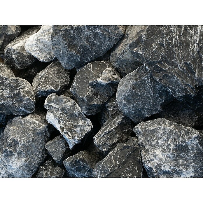 Scherf Bruchsteine Marmor (Schwarz-Weiß, Körnung: 150 mm - 300 mm, 700 kg) | BAUHAUS