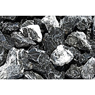 Scherf Bruchsteine Marmor Big Bag (Schwarz,Weiß, Körnung: 50 mm - 100 mm, 1 000 kg)