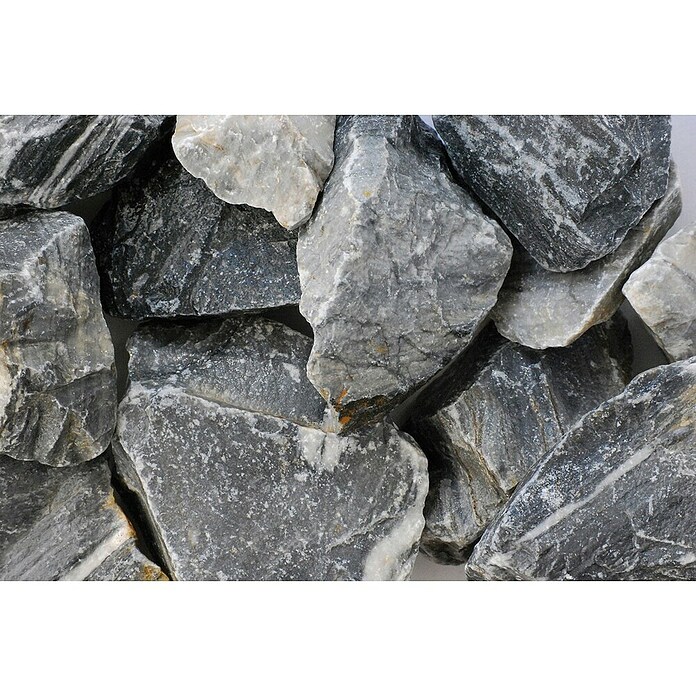 Scherf Bruchsteine Marmor Big Bag (Dunkelblau,Weiß,Hellgrau, Körnung: 50 mm - 100 mm, 1 000 kg) | BAUHAUS