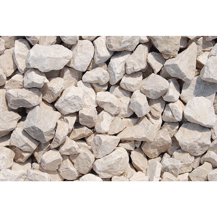 Scherf Bruchsteine Marmor Big Bag (Chateaubeige, Körnung: 25 mm - 50 mm, 1 000 kg) | BAUHAUS