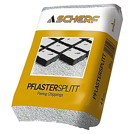 Scherf Streu- & Pflastersplitt (Körnung: 4 mm - 8 mm, Nettomasse: 25 kg)