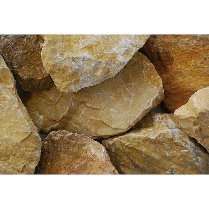 Scherf Bruchsteine Marmor Big Bag (Ocker, Körnung: 50 mm - 100 mm, 1 000 kg) | BAUHAUS