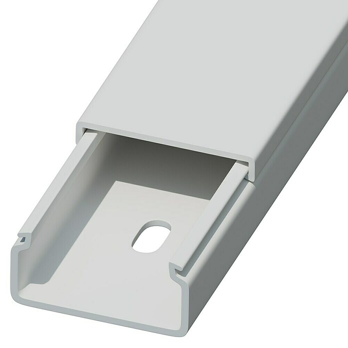 Kabelski kanal  (D x Š x V: 2 m x 30 mm x 15 mm, Bijele boje) | BAUHAUS