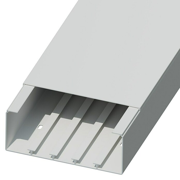 Kanal za kabel  (Do x Š x V: 2 m x 150 mm x 60 mm, Bela) | 3294 - Kabelkanal und Zubehör | CBED - Befestigungstechnik | CBE - Kabel und Zubehör | CB - Elektroinstallation | C - Elektro | BAUHAUS