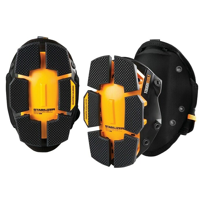ToughBuilt Kniebeschermers met GelFit™ TB-KP-G205 (Zwart / Geel) | BAUHAUS