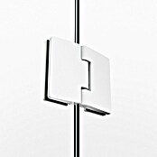 GME Mampara de ducha frontal Glass D (125 x 195 cm, Blanco, An x Al: 125 (60/65) x 195 cm) | BAUHAUS