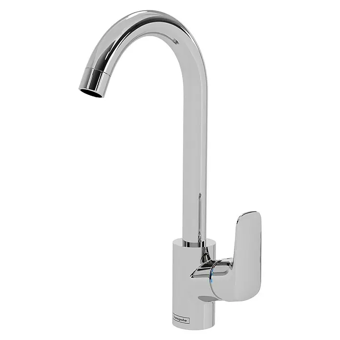 Hansgrohe Grifo de cocina Logis 260 - Cromo, Brillante - Grifo Hansgrohe cromado brillante con diseño elegante. Ideal para baños y cocinas modernos.