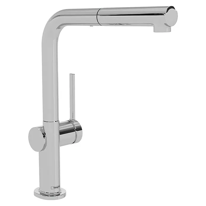 Hansgrohe Grifo de cocina Talis M54 270 - Cromo, Brillante - El elegante grifo Hansgrohe impresiona con su diseño moderno y mano de obra de alta calidad. Atractivo para cualquier baño.