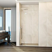 GME Mampara de ducha frontal Glass C (100 x 195 cm, Cromo, An x Al: 100 (20/80) x 195 cm) | BAUHAUS