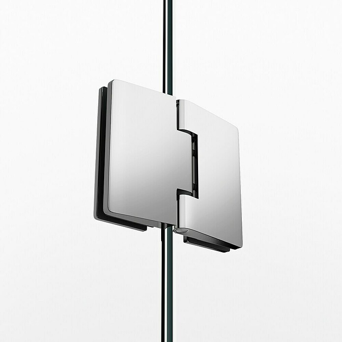 GME Mampara de ducha frontal Glass (275 x 195 cm, Cromo, An x Al: 275 cm (60+80+80+60), 195 cm) | BAUHAUS