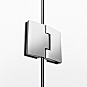 GME Mampara de ducha frontal Glass (275 x 195 cm, Cromo, An x Al: 275 cm (60+80+80+60), 195 cm) | BAUHAUS