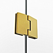 GME Mampara de ducha frontal Glass (245 x 195 cm, Oro, An x Al: 245 cm (60+65+65+60), 195 cm) | BAUHAUS
