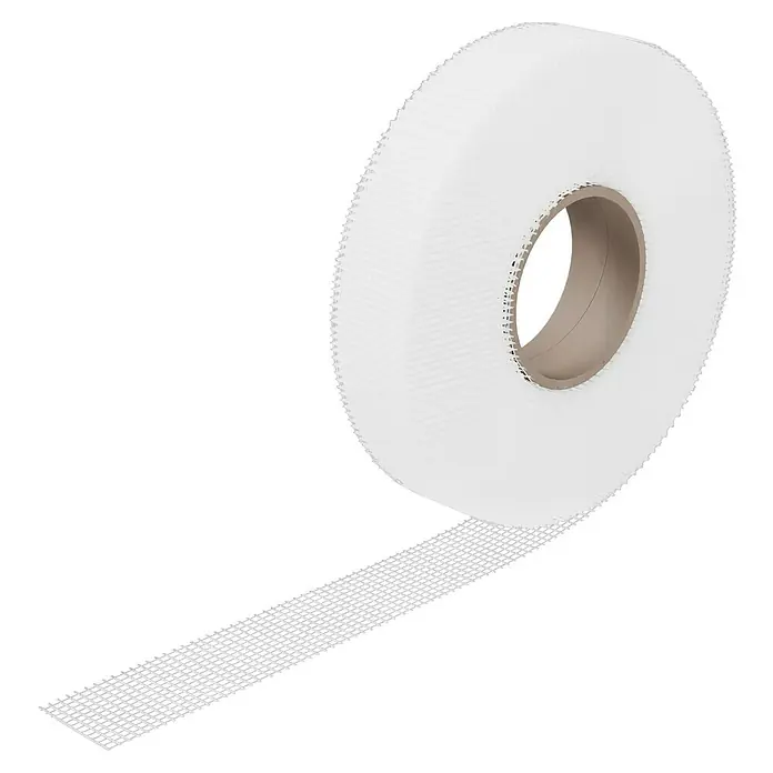 Probau Glasfasergewebeband - 45 mm x 45 m, Selbstklebend - Rollbare Glasfasergewebeband, perfekt zum Verstärken von Gipskartonplatten und zum Verhindern von Rissen an Wänden.