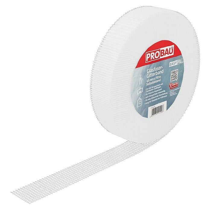 Probau Glasfasergewebeband (45 mm x 90 m, Selbstklebend) | BAUHAUS