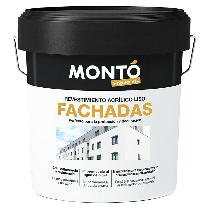 Montó Bricolovers Pintura para fachadas (Blanco, 15 l) | BAUHAUS