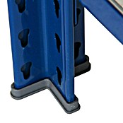 AR Shelving Metallregal T-Profil Anbauelement (H x B x T: 200 x 60 x 50 cm, Traglast pro Boden: 250 kg, Anzahl Böden: 4 Stk., Stecken, Blau) | BAUHAUS