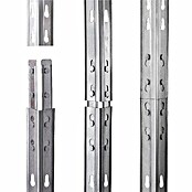 AR Shelving Schwerlastregal Rivet (H x B x T: 180 x 180 x 45 cm, Traglast pro Boden: 175 kg, Anzahl Böden: 15 Stk., Stecken, Silber) | BAUHAUS