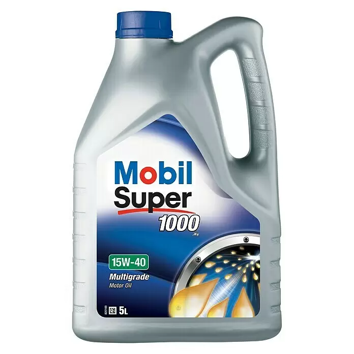 Mobil Super Motoröl 1000 X1 - 5 l, 15W-40 - Vorderansicht