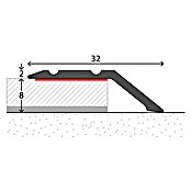 LOGOCLIC Afsluitprofiel (Sahara, 0,9 m x 32 mm, Montagemethode: Lijmen)