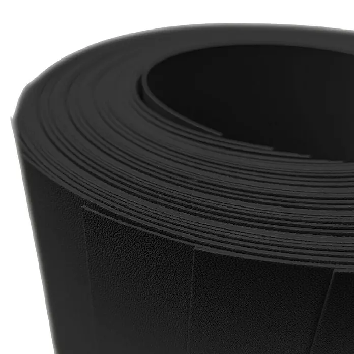 zaun|zu Sichtschutzstreifen Premium - 25,5 m x 19 cm, Tiefschwarz - Schwarze Kunststoff-Rolle, ideal für Bastelarbeiten und DIY-Projekte. Vielseitig einsetzbar und leicht zu verarbeiten.