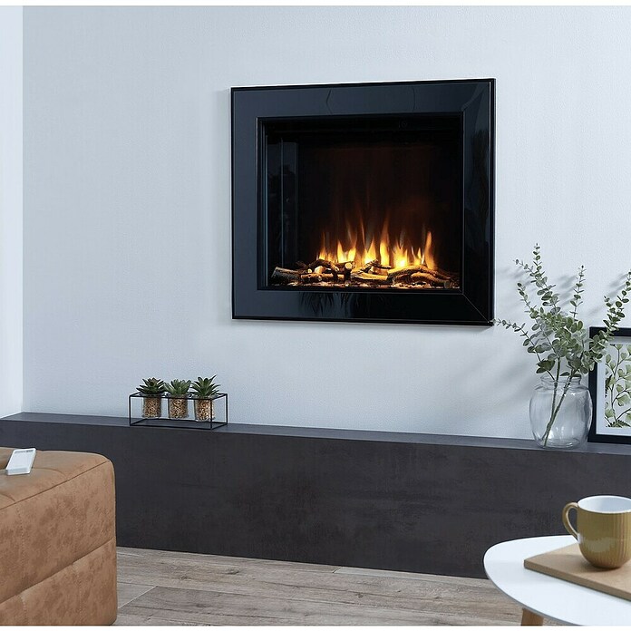 Charlton & Jenrick Chimenea eléctrica i560E Slim (1.500 W, Negro, 16,7 x 56 x 43,8 cm) | BAUHAUS
