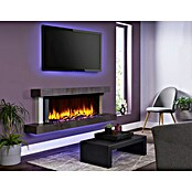 Charlton & Jenrick Chimenea eléctrica i1100E Slim (1.500 W, Negro, 18,7 x 113,4 x 47,8 cm) | BAUHAUS