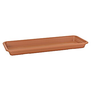 Elho Balkonkasten-Untersetzer Universal (Terrakotta, L x B: 40 x 15 cm, Kunststoff)