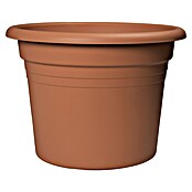 Elho Pflanztopf Cilindro (Kunststoff, Terracotta, Ø x H: 35 x 25,2 cm) | BAUHAUS