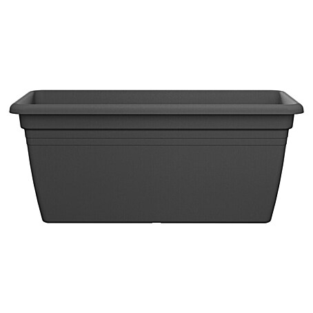 Elho Pflanzkasten Florus Mediterran (Außenmaß (L x B x H): 100 x 41 x 41 cm, Kunststoff, Anthrazit)
