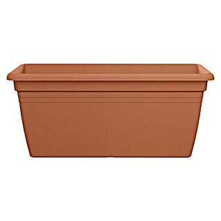 Elho Pflanzkasten Florus Mediterran (Kunststoff, Terra, L x B x H: 59 x 29,5 x 26 cm)