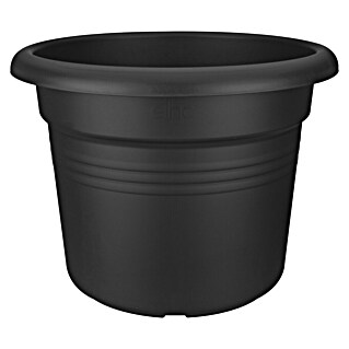 Elho Green Basics Blumentopf (Ø x H: 78 x 60 cm, Schwarz, Kunststoff)