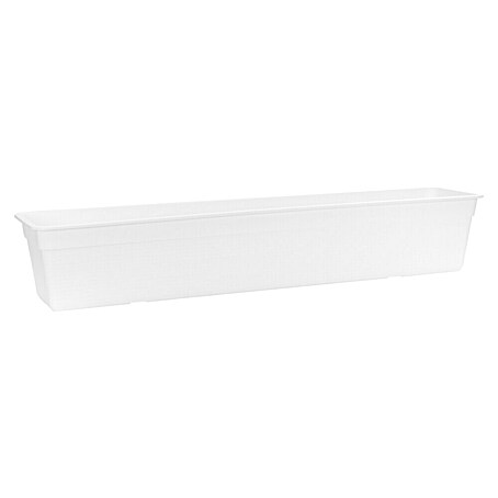 Elho Pflanzkasten Florus Original Super (Außenmaß (L x B x H): 60 x 16 x 25 cm, Kunststoff, Weiß)