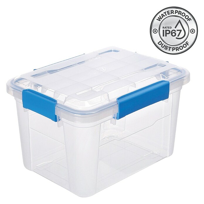 Zaboj za shranjevanje  (Do x Š x V: 38,2 x 28,8 x 24,3 cm, Plastika) | 1401 - Boxen Körbe Wannen Kunststoff | AAJA - Boxen_Körbe_Wannen | AAJ - Aufbewahrung | AA - Eisenwaren | A - Eisenwaren | BAUHAUS
