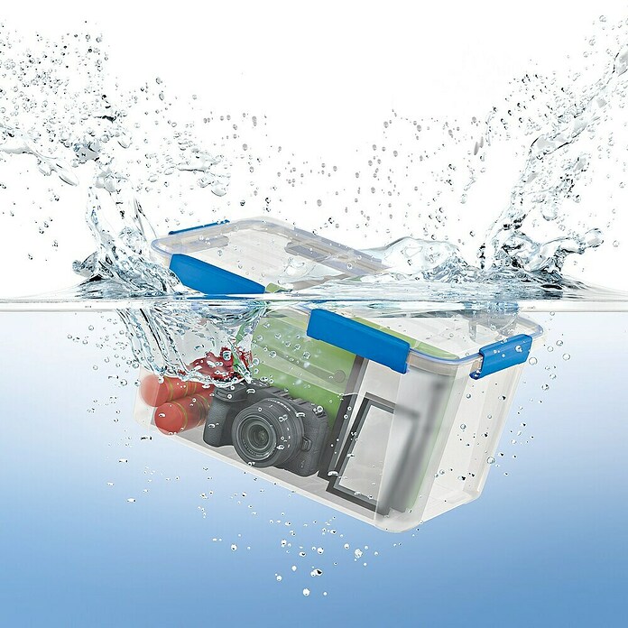 Aufbewahrungsbox Wasserdicht (L x B x H: 57,8 x 38,2 x 31,8 cm, Kunststoff, Transparent) | BAUHAUS