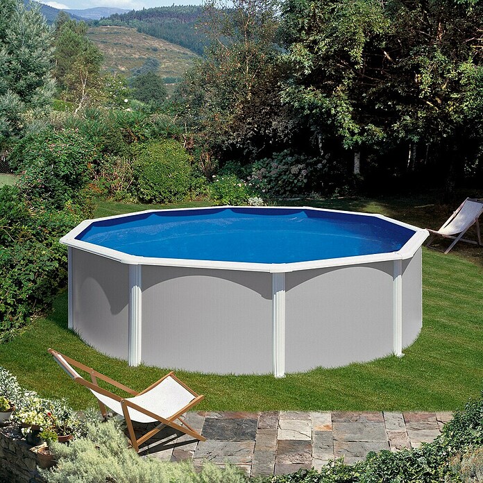 myPool Pool-Set Feeling (Durchmesser: 350 cm, Höhe: 120 cm, 11.000 l)